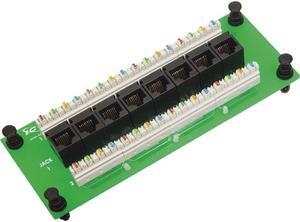 ICC (INT'L CONN & CABLE CORP) ICRESDPB3C COMPACT MODULE,CAT6 DATA,8PORT