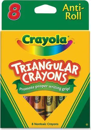 Crayola Triangular Anti-roll Crayons