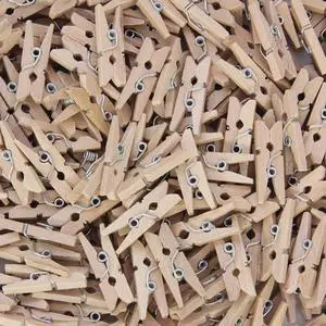 ChenilleKraft WoodCrafts Natural Mini Clothespins