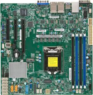 Supermicro X11SSH-LN4F Server Motherboard - Intel C236 Chipset - Socket H4 LGA-1151 - Bulk packaging  -