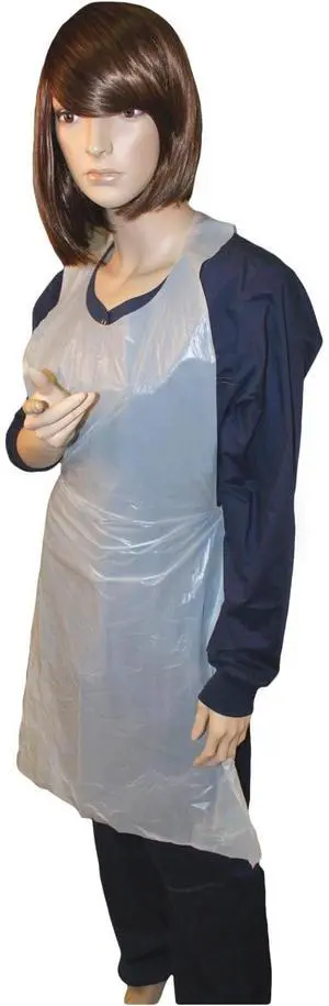 Genuine Joe 50" Disposable Poly Apron