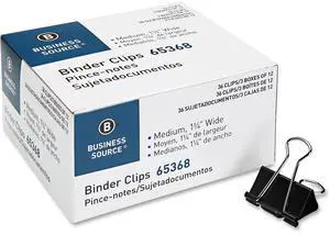 Business Source Medium 36-count Binder Clips