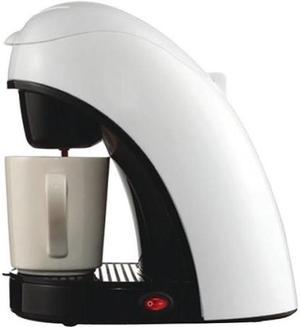 Brentwood Appliances TS-112W Single-Serve Coffee Maker with Mug (White)
