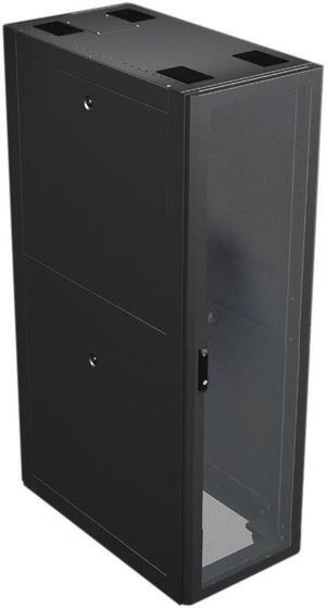 Liebert DCE Rack 45U 2136mm (84.0IN)H x 800mm (31.49IN)W x 1200mm (47.24IN)D with (1) 77% Perforated Locking Front Door, (2) 77% Perforated Split Locking Rear Doors, Split Locking Side Panels