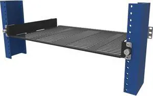 RackSolutions 1U Sliding 2Post Cantilever Shelf - 10" Depth, Space-Saving Shelf