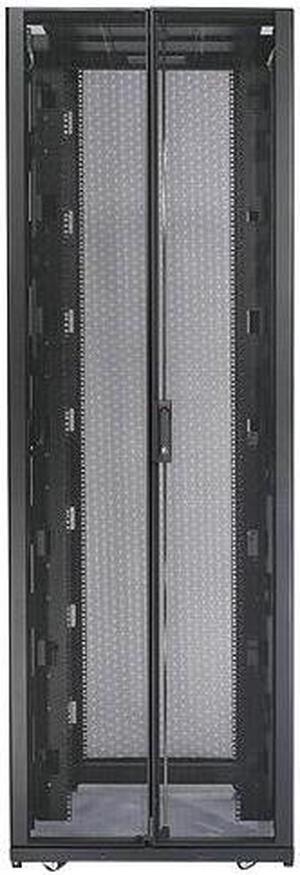 APC NetShelter SX, Server Rack Enclosure, 48U, Shock Packaging, 2000 lbs, Black, 2258H x 750W x 1200D mm