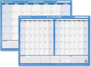 AT-A-GLANCE Undated 3060-Day Horizontal Erasable Wall Calendar Reversible 24 x