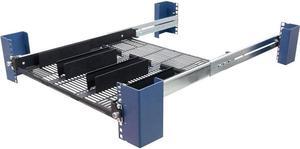 RackSolutions 1U Sliding Shelf for Dell Precision PC - Mounts 3 Dell SFF Computers, High-Quality Ball-Bearing Rails, Fits 4-Post Racks