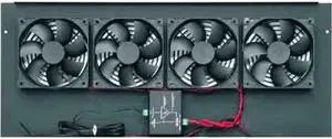 Middle Atlantic Products Fan Top, 276 CFM, w/Controller, BGP Series Middle Atlantic Products Fan Top, 276 CFM, w/Controller, BGP Series