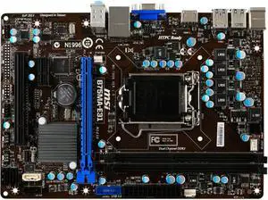 MSI B75MA-E31 Intel Motherboard