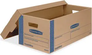Bankers Box Smoothmove Prime Lift-off Lid Small Moving Boxes