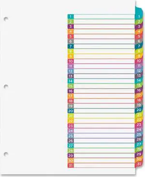 Avery Ready Index 1-31 Tab Dividers