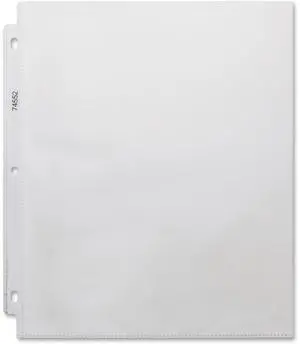 Business Source Top-Loading Heavyweight Clear Sheet Protector