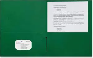 Sparco 2-Pocket Leatherette Portfolio