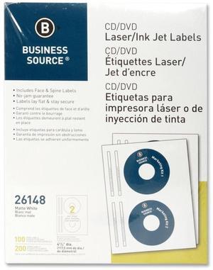 Bus. Source Laser/Inkjet CD/DVD Labels
