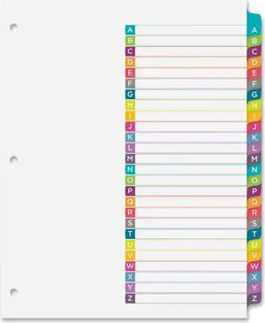 Avery Ready Index A-Z Tab Dividers