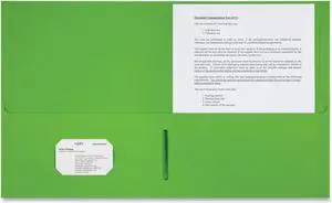 Sparco 2-Pocket Leatherette Portfolio
