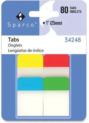 Sparco 1" Durable Tabs