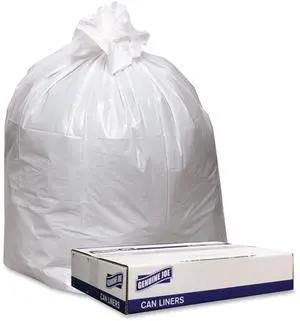 Genuine Joe Extra Heavy-duty White Trash Can Liners