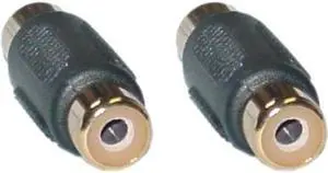 Cable Wholesale Female / Female RCA Coupler Gold
