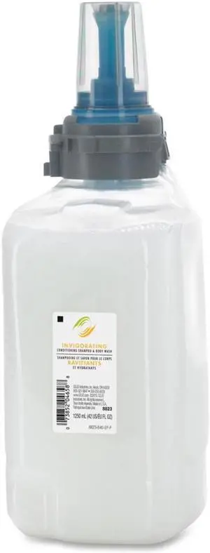 Gojo - 8823-03 - Lather & Klean Body & Hair Shampoo, Citrus Ginger, 1250 mL, 3 Refills/Case -
