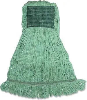 Gojo Synthetic Blend Wide Band Wet Mop 16oz. Green MGR5BEA