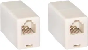 Cable Wholesale RJ11 / RJ12 6P6C Reverse Telephone Inline Coupler