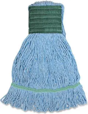 Gojo Synthetic Blend Wide Band Loop Mop 16oz. Blue MBL5BEA