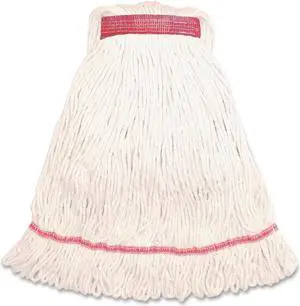 Gojo Narrow Band Blend Lg Loop Wet Mop 12oz. White LWH1BEA