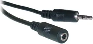Cable Wholesale 3.5mm Stereo Extension Cable, 3.5mm Male to 3.5mm Female, 25 foot