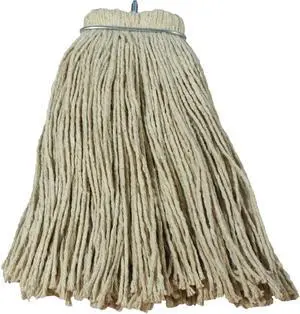 Layflat Regular Screw-Type Mop Head Cotton 24 oz 1" Headband White 12124
