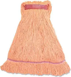 Gojo Narrow Band Blend Lg Loop Wet Mop 12oz. Orange LOR1BEA