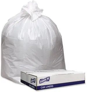 Genuine Joe Extra Heavy-duty White Trash Can Liners
