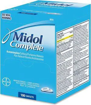 Acme United Midol Complete Pain Reliever Caplets