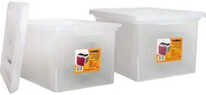 Lorell Letter/Legal Plastic File Box