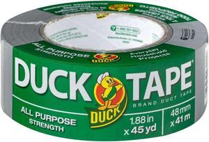 Duck Max Duct Tape, 1.88 x 35 yds, 3 Core, Black