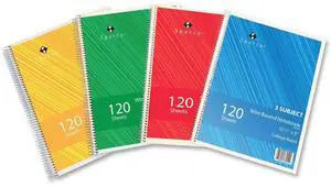 Sparco Wire Bound College Ruled Notebook
