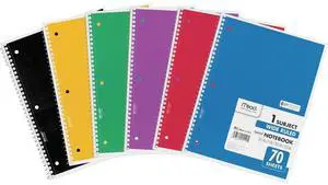 Mead Spiral Bound 1-subject Notebooks
