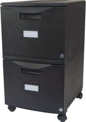 Storex 2-Drawer Locking Mobile Filing Cabinet Storex 2-Drawer Locking Mobile Filing Cabinet