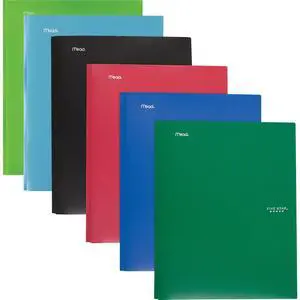Mead Stay-put Tabs Pocket Folder