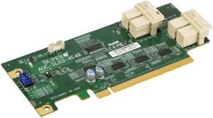 Supermicro Low Profile 12.8 Gb/s Quad-Port NVMe Internal Host Bus Adapter