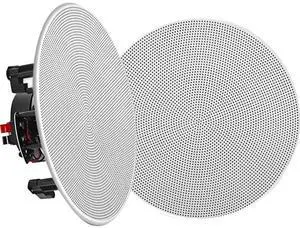 Pyle PDIC16106 - 300 W PMPO Speaker - 2-way - 2 Pack - White
