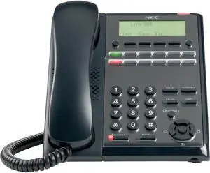 NEC SL2100 IP Phone - Cable - Desktop - Black