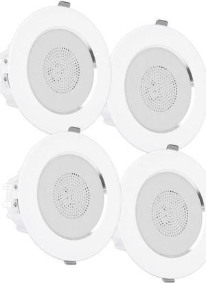 Pyle PDIC4CBTL4B Speaker System - 320 W RMS - Wireless Speaker(s) - Ceiling Mountable, Flush Mount, Wall Mountable