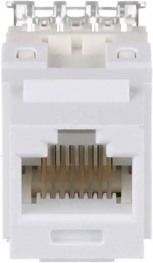 Panduit NKP5E88MWH NetKey Cat5e Punchdown Keystone Jack Module, White