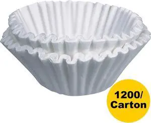 BUNN BCF100CT Coffee Brewer Filters, 12-Cup Size - 1200/Pack