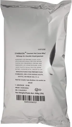 Starbucks Coffee 11071232 2 lbs Cocoa Food Powder Mix - 6 Count