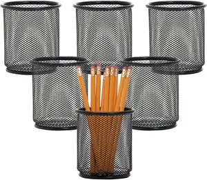 Lorell Black Mesh/Wire Pencil Cup Holder