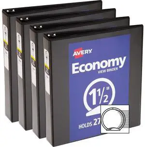 Avery Round Ring Economy View Binder