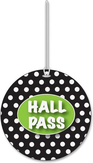 Ashley Black/White Dots Hall Pass